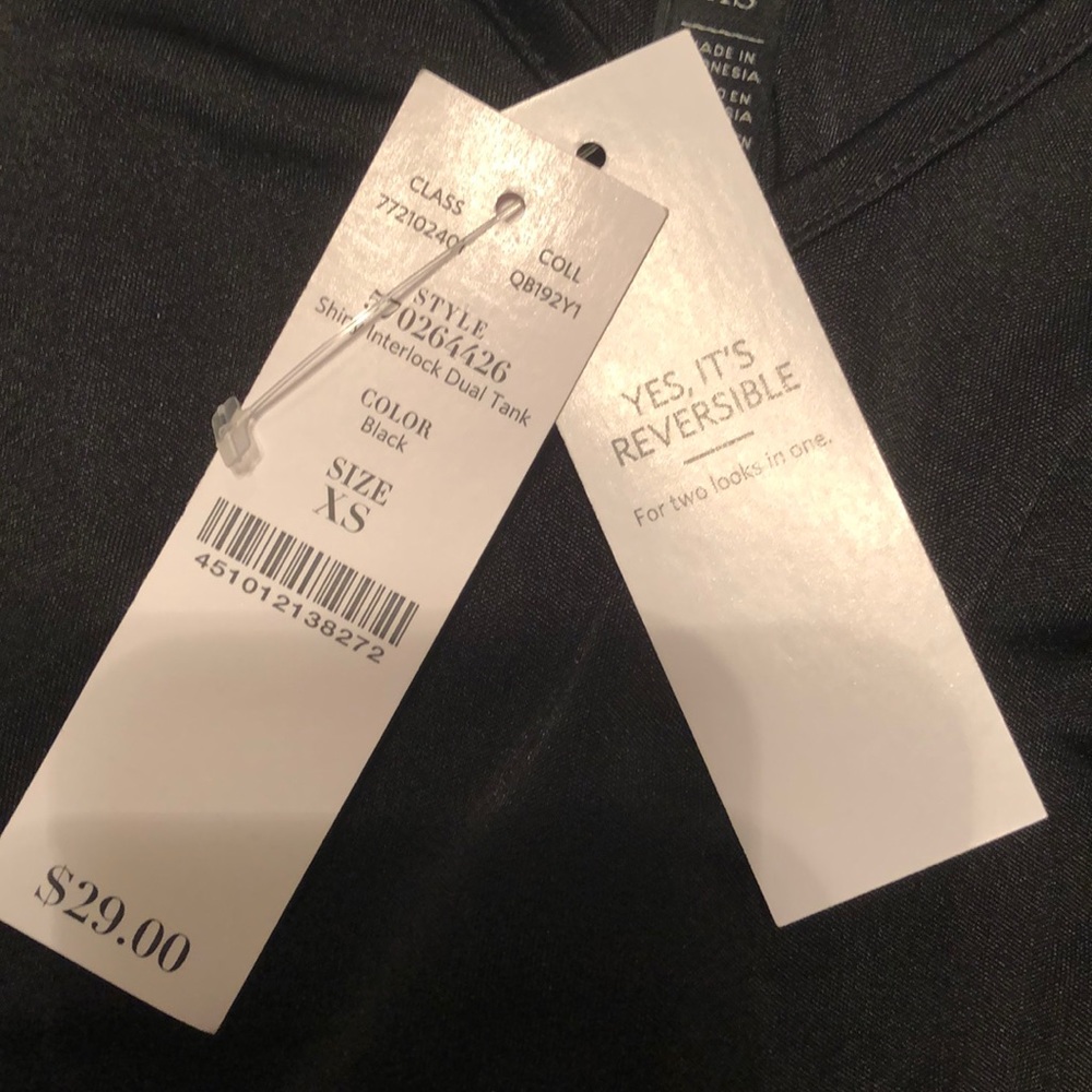 White House Black Market Reversible Tank - Picture 4 of 4